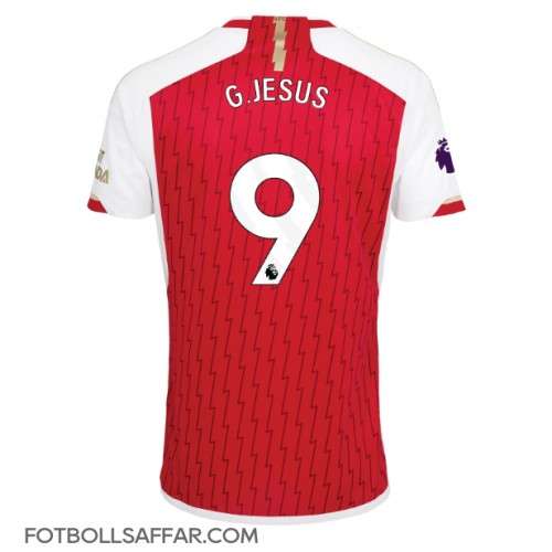 Arsenal Gabriel Jesus #9 Hemmatröja 2023-24 Kortärmad